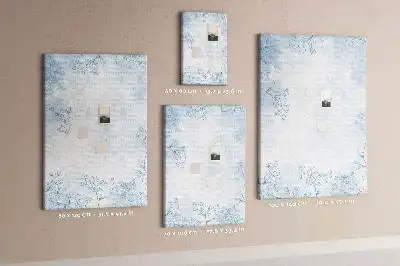 Kvetinová skica nástenka