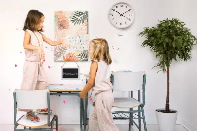 Korková tabuľa s povrchovou úpravou z palmového listu