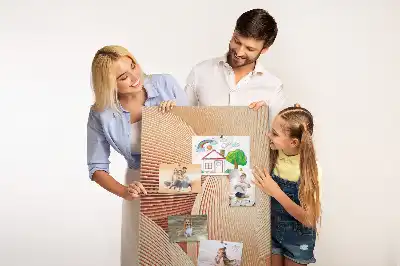 Nástenná tabuľa s jemným vzorom