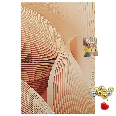 Nástenná tabuľa s jemným vzorom