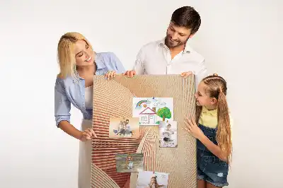Nástenná tabuľa s jemným vzorom