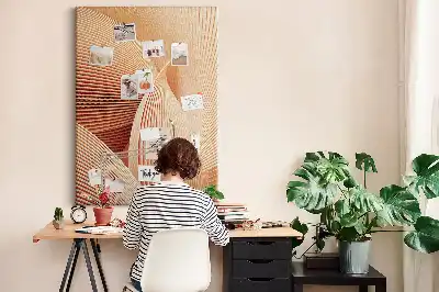 Nástenná tabuľa s jemným vzorom