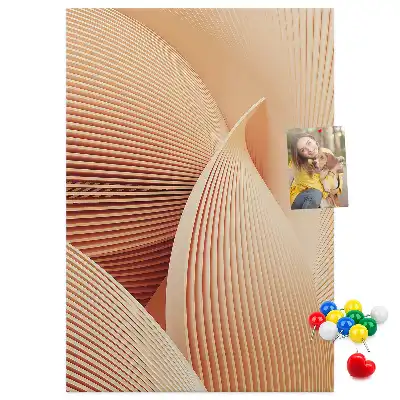 Nástenná tabuľa s jemným vzorom