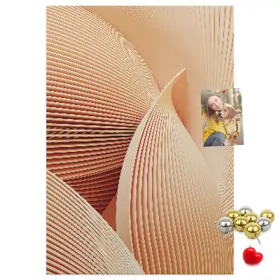 Nástenná tabuľa s jemným vzorom
