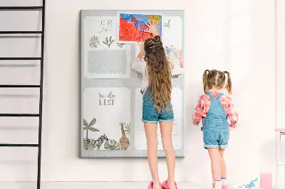 Korková nástenka plánovač úloh