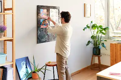 Nástenka s motívom umeleckého mramoru