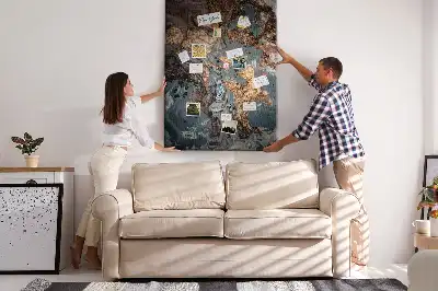 Nástenka s motívom umeleckého mramoru