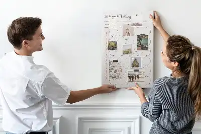 Korková nástenka na 30-dňovú výzvu