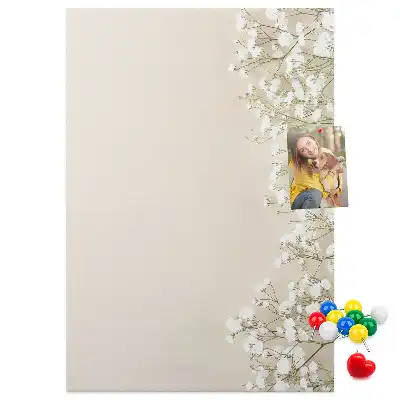 Nástenná tabuľa Jemné kvety