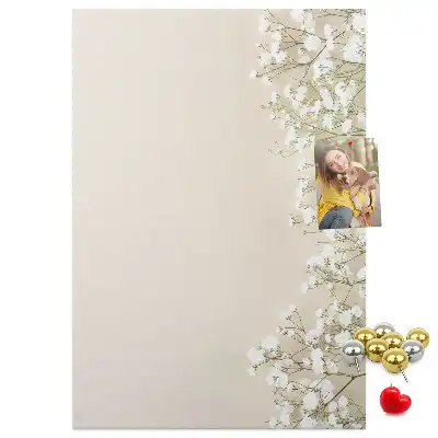 Nástenná tabuľa Jemné kvety