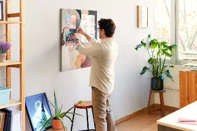 Korková tabuľa Abstraktný pohľad