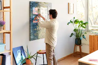 Dekoratívna korková tabuľa s motívom