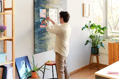 Dekoratívna korková tabuľa s motívom