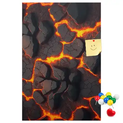 Nástenka Láva zo sopky