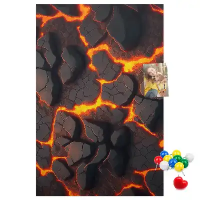 Nástenka Láva zo sopky