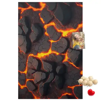 Nástenka Láva zo sopky