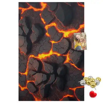 Nástenka Láva zo sopky