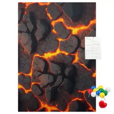 Nástenka Láva zo sopky