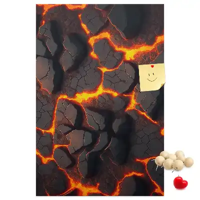Nástenka Láva zo sopky