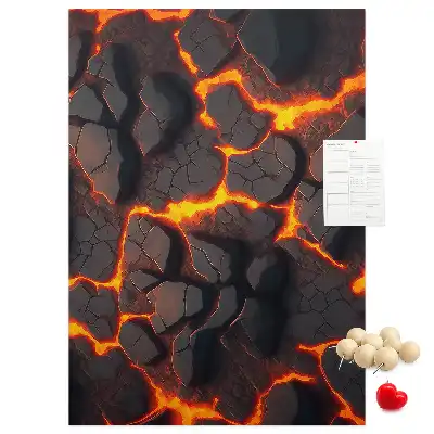 Nástenka Láva zo sopky