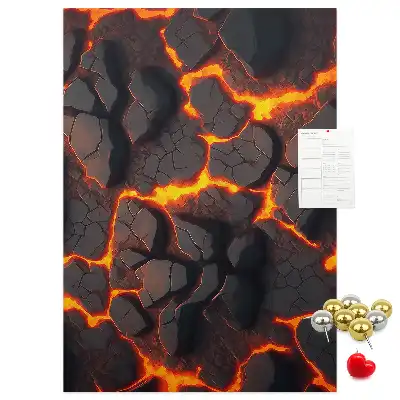Nástenka Láva zo sopky