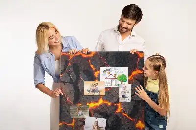 Nástenka Láva zo sopky
