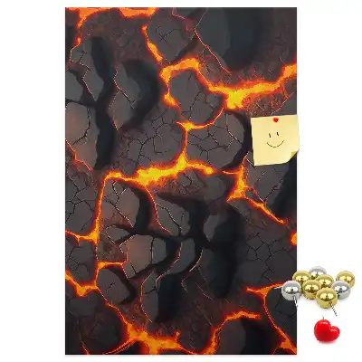 Nástenka Láva zo sopky