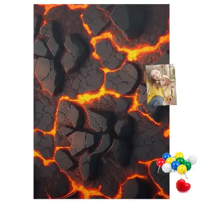 Nástenka Láva zo sopky