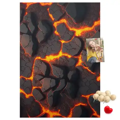Nástenka Láva zo sopky