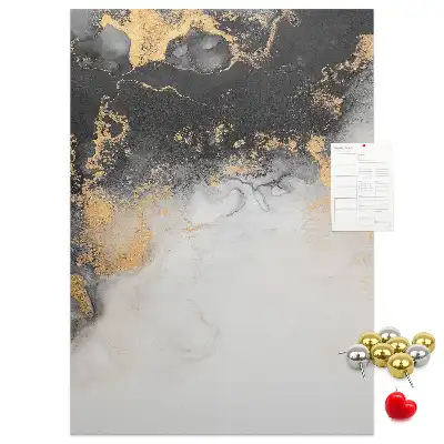 Korková tabuľa s motívom mramorovej abstrakcie