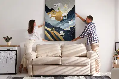Nástenná dekorácia Abstraktné hory