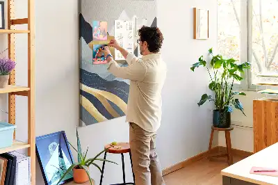 Nástenná dekorácia Abstraktné hory