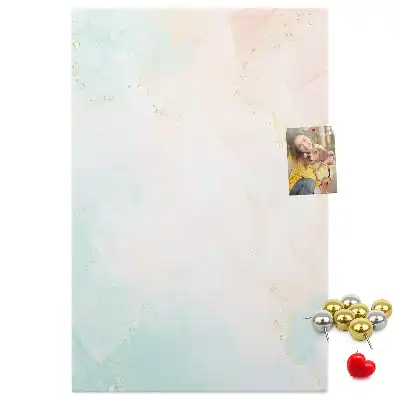 Korková nástenka Abstrakcia v pastelových farbách