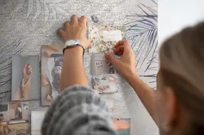 Korková tabuľa s motívom palmových listov