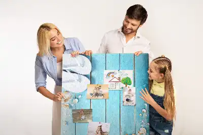 Korková tabuľa Mušle na dreve