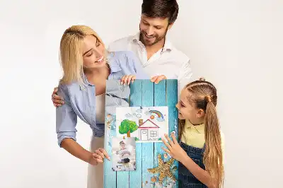 Korková tabuľa Mušle na dreve
