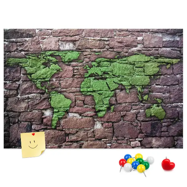 Nástenná mapa sveta do detskej izby