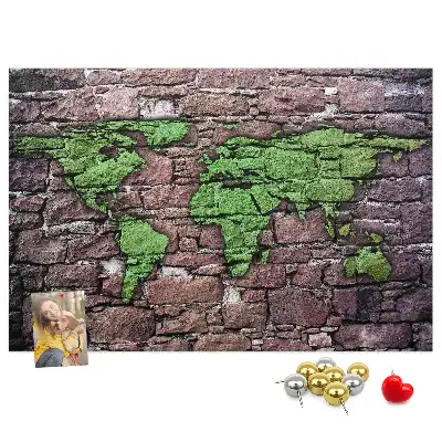 Nástenná mapa sveta do detskej izby