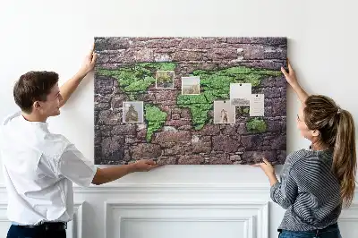 Nástenná mapa sveta do detskej izby