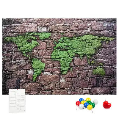 Nástenná mapa sveta do detskej izby