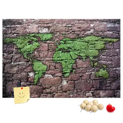 Nástenná mapa sveta do detskej izby
