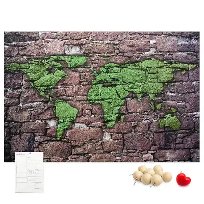 Nástenná mapa sveta do detskej izby