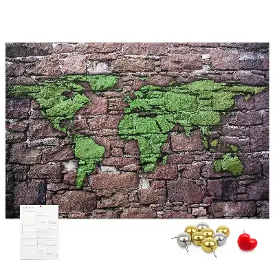 Nástenná mapa sveta do detskej izby
