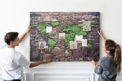 Nástenná mapa sveta do detskej izby