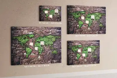 Nástenná mapa sveta do detskej izby