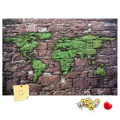 Nástenná mapa sveta do detskej izby