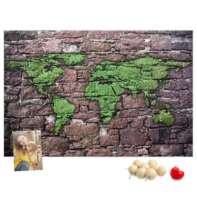 Nástenná mapa sveta do detskej izby
