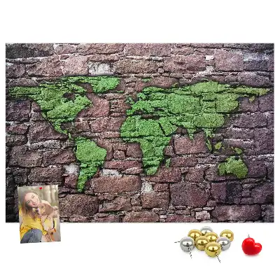 Nástenná mapa sveta do detskej izby