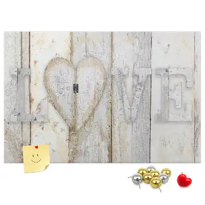 Nástenná dekorácia do detskej izby s romantickým citátom o láske