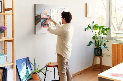 Korková nástenka Abstraktná čiara